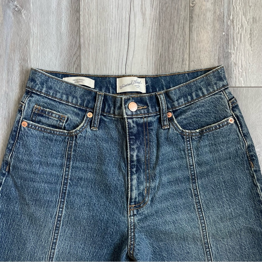 Universal Thread Vintage Straight Wide Leg Jean - Picture 3 of 6